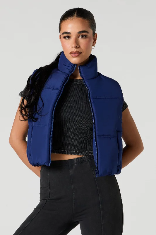 Zip-Up Puffer Vest