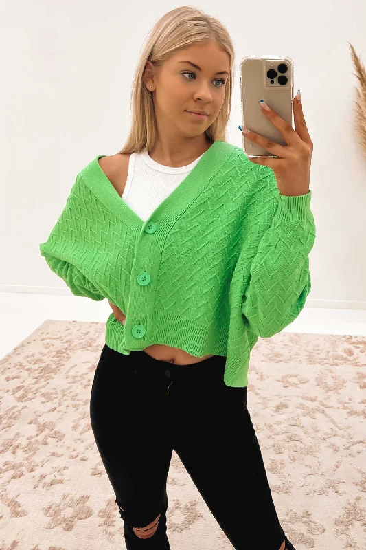 Camila Cardigan Green