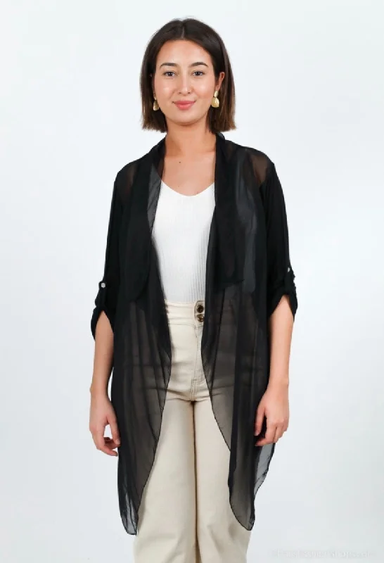 Crop Silk Cardigan - Italian