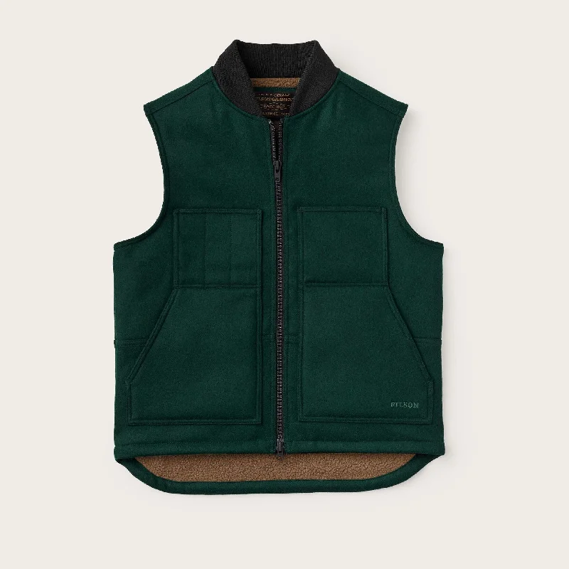 LINED MACKINAW WOOL WORK VEST