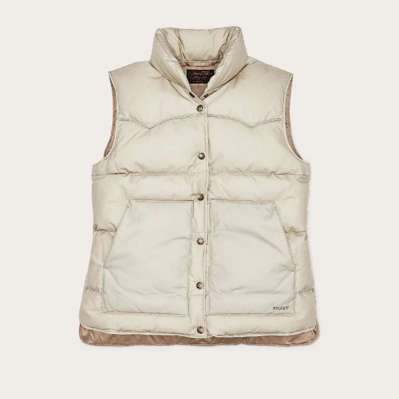 WOMEN'S WAXED DOWN VEST