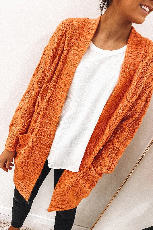 Grace Cardigan Papaya