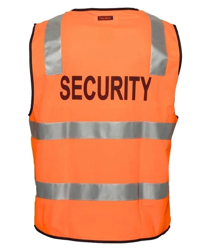 Hi Vis D/N Security Zip Vest