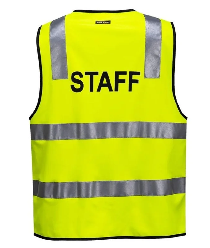 Hi Vis D/N Staff Zip Vest