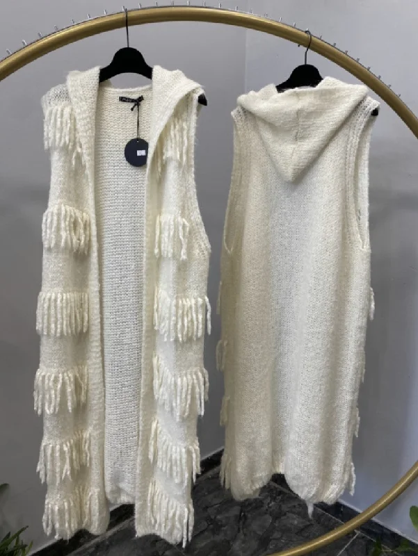 Long Fringe Vest