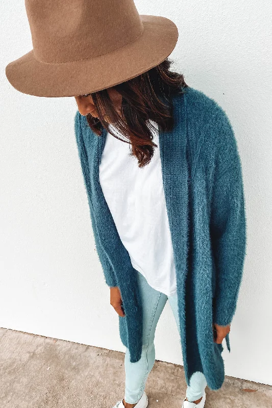 Mia Cardigan Turquoise