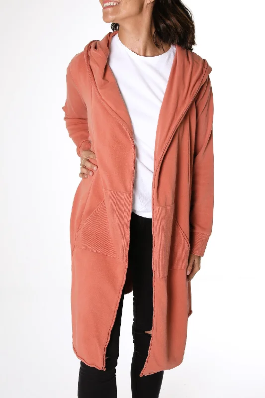 Naomi Hooded Cardigan Copper