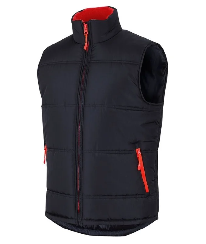 Contrast Puffer Vest