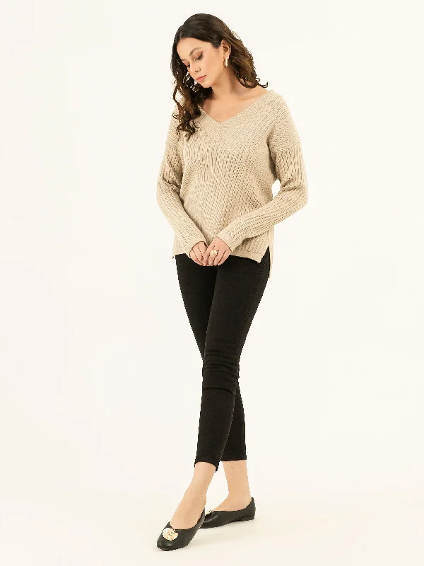 Ribbed Knit Sweater