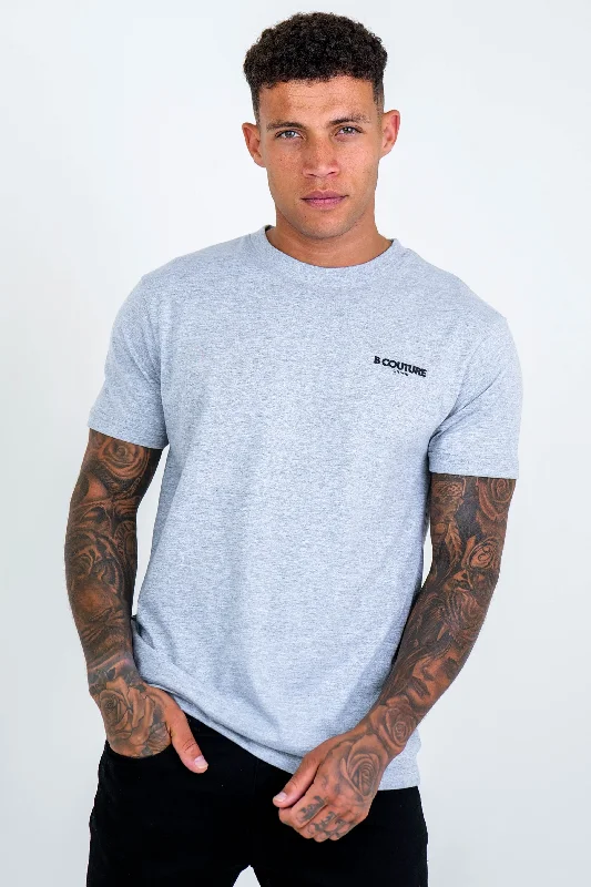 Boston Street Regular Fit T-Shirt - Grey Marl