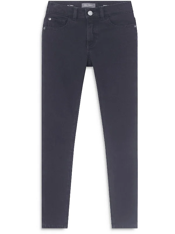 Boys Solid Denim Skinny Jeans