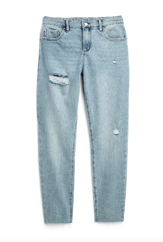 Girls Weekender Medium Wash Jeans In Blue