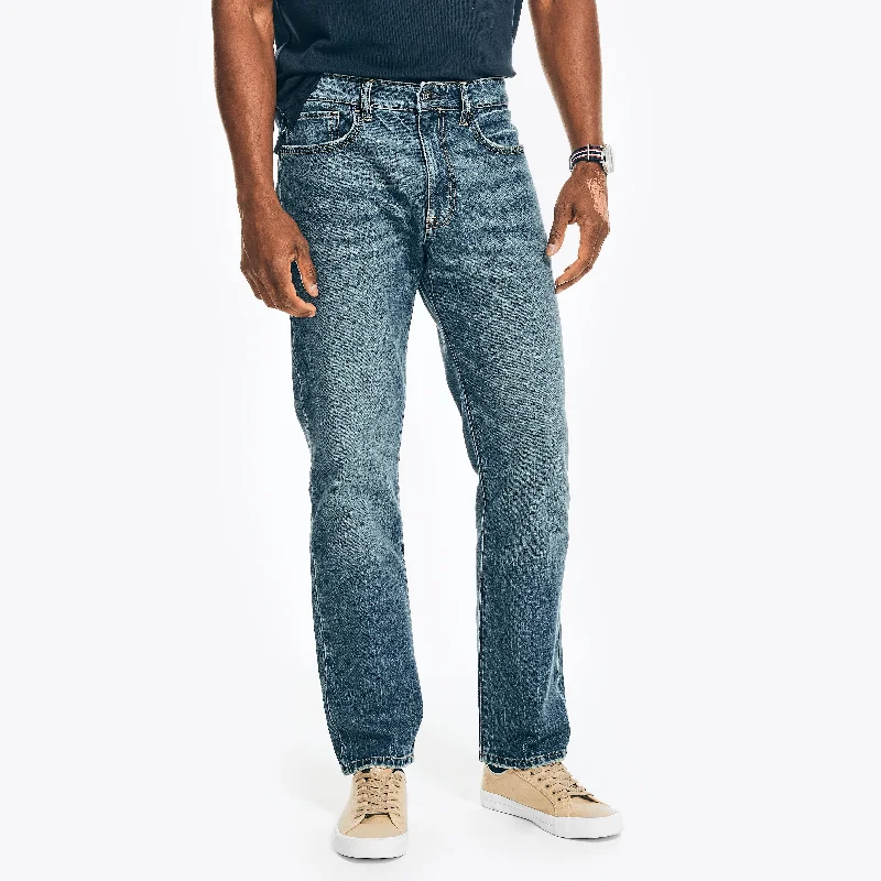 Nautica Mens Vintage Straight Stretch Denim