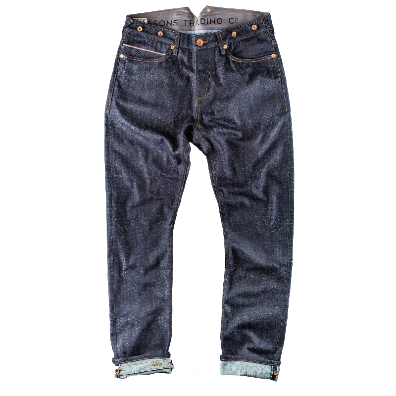 The New Frontier 14oz Selvedge Anti-bac Raw Denim Jeans