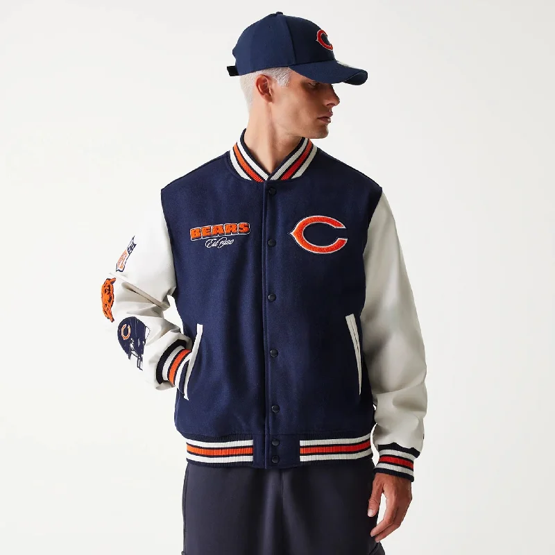 Chicago Bears NFL Navy Varsity Jacket