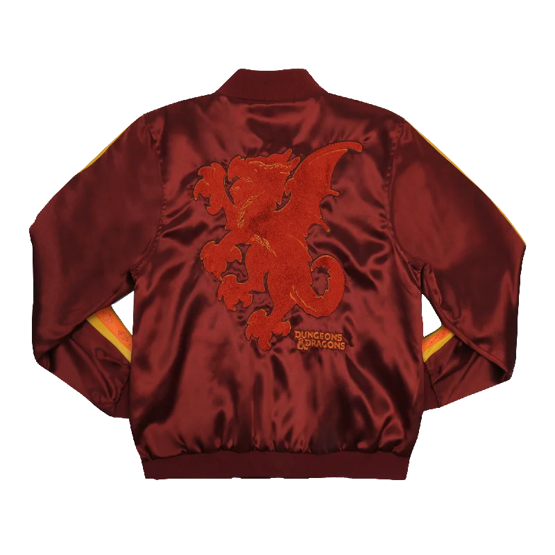 Retro Red Dragon Bomber Jacket