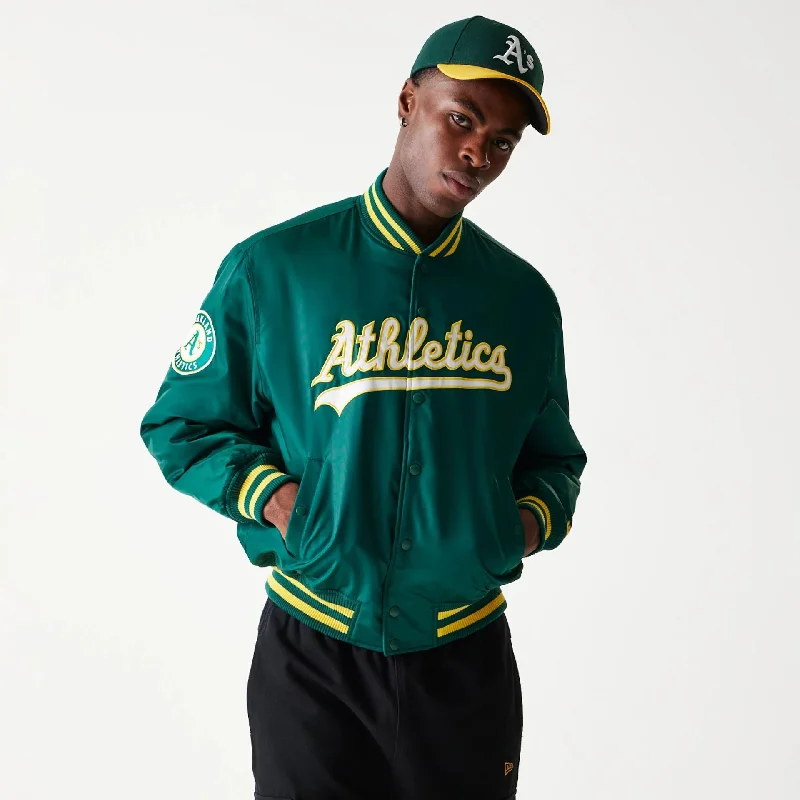 Oakland Athletics MLB Stadium Green Jacket