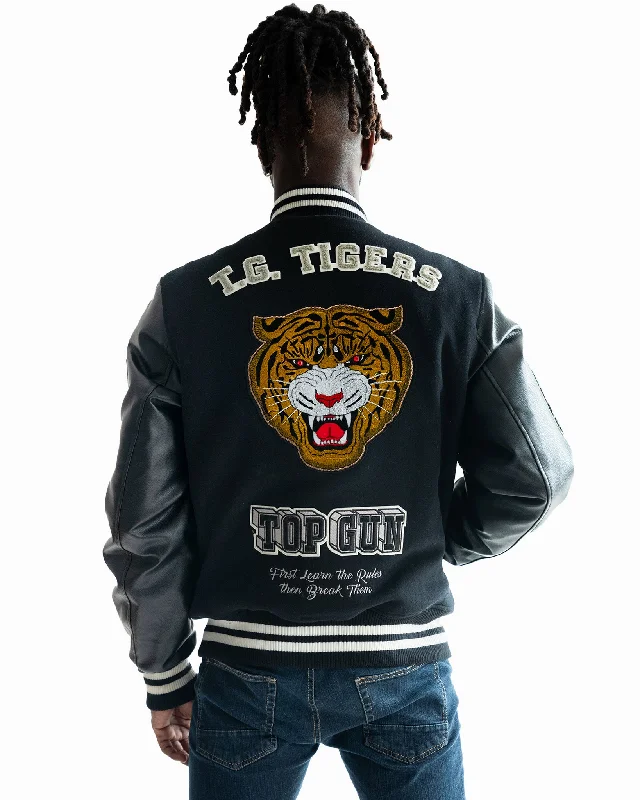 TOP GUN® MEN'S "TIGER" VARSITY JACKET